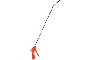 Astro Pneumatic 1716 Deluxe Air Blow Gun with 20-Inch Long Angled Nozzle and 1/2-Inch Removable Rubber Tip