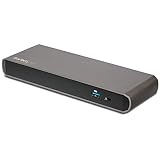 StarTech.com Dual 4K Monitor Thunderbolt 3 Dock with DisplayPort - 85W Power Delivery + Charging - Mac & Windows Docking Station (TB3DK2DPPD)