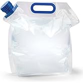 Camping Water Container - 2 Gallon Collapsible Water Jug, Perfect for Home, Travel, Survival - Portable