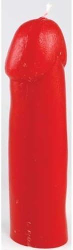 Red Male Genital candle - Seduction & Fertility Spells - Wtichcraft, Pagan by Skullduggery Emporium