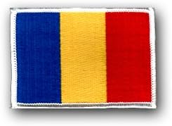 FLAG OF ROMANIA 3½" SHOULDER PATCH