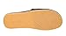 Urban CoCo Summer Slippers Flax PU Indoor Couple Sandals Slippers (11-12B(M) US, Black)