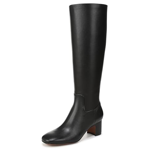 Vince Womens Kellan Tall-Wc Zip Tall Boots, Black Wide Calf, 8.5, Medium