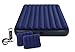 Intex Classic Downy Airbed Set with 2 Pillows and Double Quick Hand Pump, Queen
