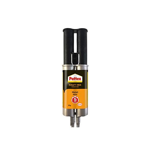 Pattex Kraft-Mix Metall, metallfarben aushÃ¤rtender 2-Komponenten Epoxy Kleber auf Epoxidharz Basis, starker Kleber zur Verklebung von Metall und anderen Materialien, 1 x 35g – Bild 4