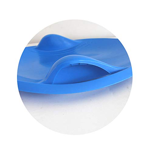 Alapaste 22.5 Inch Snow Sled Round Thick Winter Plastic Saucer for Kids and Adults