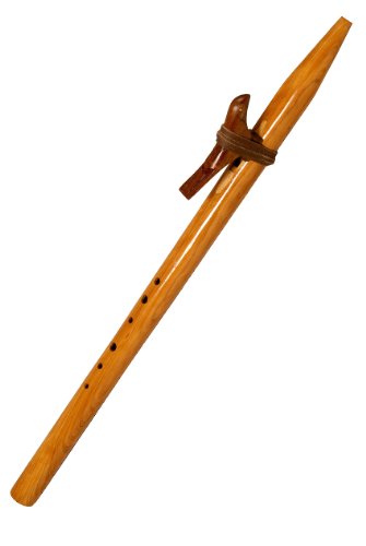 Native american style flute, satinwood