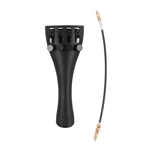 image for Kalaok Carbon Fiber Violin Fiddle Tailpiece for 1/2 Violins with Four 