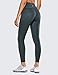 CRZ YOGA Non-See Through Athletic Compression Leggings Hugged Feeling Tummy Control Workout Leggings for Women 25Inches Melanite 25” Lthumb 2