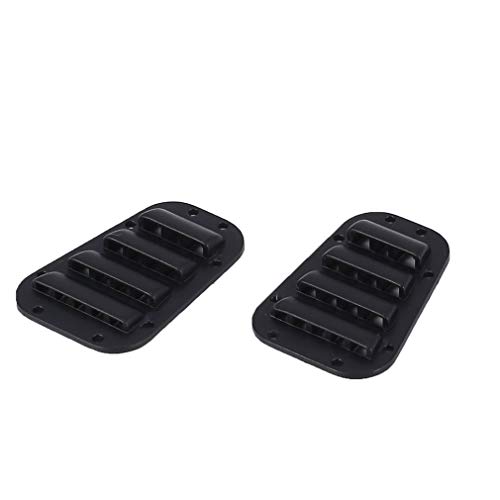 shepoIseven 2pcs RC Decoration Motor Cover Side Air Intake Grille for Traxxas TRX-4 1/10 RC Crawler Climbing Car Spare Parts Accessories