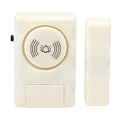 PagKis Wireless Door Window Security Burglar Sensor Alarm with Magnetic Sensor - Anti Theft System for Home Office - 105 Decibel High Alarm