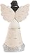 Pavilion Gift Company 82433 Bless This Home 6 Inch Ebony Angel Figurine, Cream