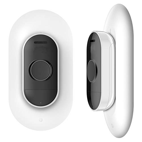 HOLACA Wall Plate for Arlo Audio Doorbell - [Hard ABS Material][Easy Installation][Perfect Fit] (white)