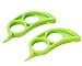 CJESLNA 4 x Orange Opener Peeler Slicer Cutter Plastic Lemon Citrus Fruit Skin Remover