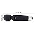 Angel Kiss 20X Multi-speed Handheld Electric Wand Massager - Cordless/Wireless Power Wand,Waterproof Electric Massager for Foot, Legs, Neck, Back, Shoulders (Black)