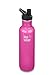 Klean Kanteen Classic Stainless Steel Water Bottle with Klean Coat, Single Wall and Leak Resistant Sport Cap 3.0 (NEW 2018)
