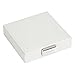 Stackers jewellery box | white & gray velvet charm lid