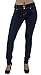 Colombian Design, Mid Waist, Butt Lift, Skinny Jeans in Dark Blue Size 11