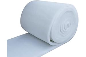 Coaseb 48" x 5 Yards, Batting Upholstery,Batting for Cushion,Chair Batting Sheet, Dacron Batting Bonded Upholstery Polyester Batting, Wadding Fabric Loft Upholstery Grade Padding