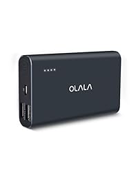 Olala 10500 mAh 2 Port Power Bank con cargador de carga rápida 3.0 aluminio portable para iPhone, iPad, Samsung Galaxy