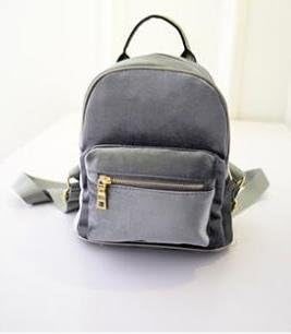 fashion winter Velvet backpack