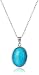 Sterling Silver Turquoise Pendant Necklace