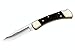 Buck Knives 110 Folding Hunter Knife W/Sheath, Black G10 Handle, 3.75-Inch 5160 Drop Point Carbon Steel Blade, 110BKSSH1
