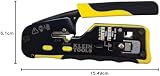 Klein Tools VDV226-110 Ratcheting Modular Data Crimper Wire Cutter Wire Stripper view 13