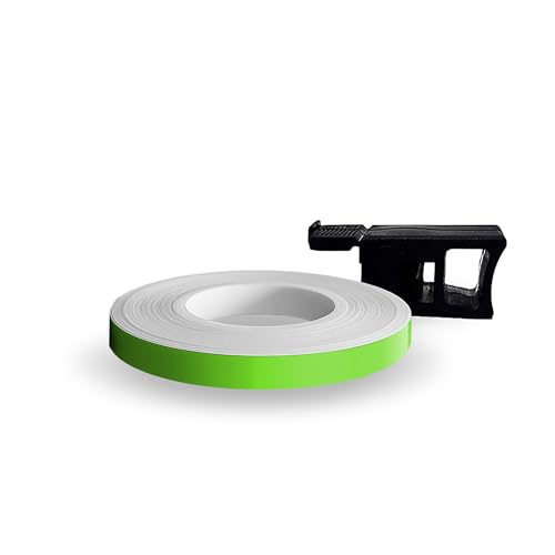 Racing Wheel Trim with Applicator Tool for Car Wheels, Kawasaki Green, 7 mm x 7 mt