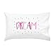 Oh, Susannah Dream Pink Grey Toddler Size Pillowcase (1 Pillow Cover 14 x 20.5 Inches) Kids Room Decor