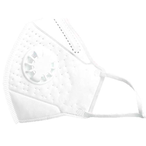 Kshion 12/24/48pc Particle Face Masks N95 Particulate Respirator Masks with Valve Kids PM2.5 Dust mask Against Dust, Pollen (24)