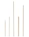 KingSeal Natural BAMBOO Heavy Weight Meat Skewers, Kebab Sticks, 4.5 Inches x 3.8mm diameter, Bulk Pack - 1000 Count