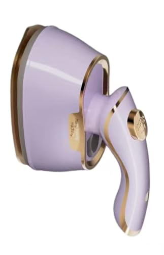 YHNNH 2-in-1 steam iron, garment steamer, hanging air garment steamer, handheld portable, wet and dry, rotating handle, large area fast heating, suitable for clothes home and travel.(purple)