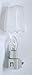 Night Light with Glass Block Shade and On/Off Switch 4W Bulb (4 Pack)