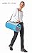 MIER Barrel Travel Sports Bag for Women and Men Small Gym Bag with Shoes Compartment 20 Inches, Blue