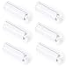 LoveInUsa Rolling Toothpaste Squeezer，6pcs Toothpaste Tube Roller Hanger Dispenser for Bathroom