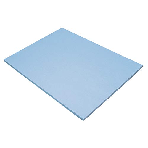 Pacon Tru-Ray Construction Paper, 18-Inches by 24-Inches, 50-Count, Sky Blue (103080)