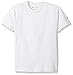 Duofold Boys' Big Short Sleeve Jersey Tee, White, Small