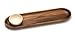 Lipper International Acacia Wood Bread Cutting and Serving Board with Ceramic Dipping Bowl