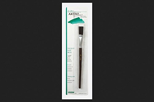 Linzer Flat Black Bristle Touch-Up Brush Professional Grade 3/4