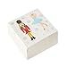 Juvale Cocktail - 100-Pack Disposable Paper Napkins, Christmas Holidays Dinner Party Supplies, 2-Ply, Nutcracker and Ballerina Design, White, Unfolded 10x10 Inches, Folded 5x5 Inches
