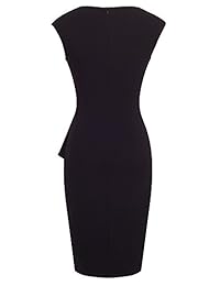 Homeyee B429 - Vestido de mujer con capucha, para llevar al trabajo, bordado