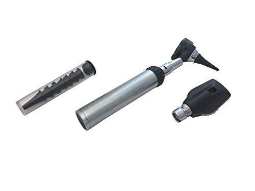 RA Bock Diagnostics Fiberoptic LED Otoscope Kit in Newest Tortoise Shell Case - The Perfect Kit for Medical Students! - Thumbnail 4