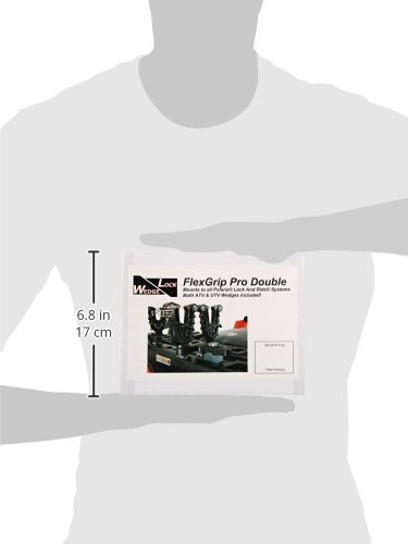 ATV Tek PFFG2 FlexGrip Pro Wedgelock Double Gun/Bow/Tool Rack