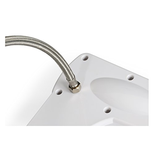 BioBidet ELITE3 Dual Nozzle Fresh Water Spray Non-Electric Mechanical Bidet Toilet Seat Attachment Posterior and Feminine Wash, UPC Certified Check Valve, Brass Inlet, White, DIY Easy Install, Self Cleaning