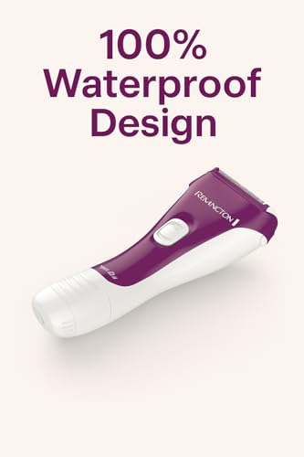 Remington Smooth & Silky Electric Shaver for Women, 3-Blade Battery Operated Foil Shaver and Bikini Trimmer, Shave Wet or Dry