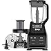 Ninja Intelli-Sense Kitchen System Blender Powerful 1200-Watt Motor Base with a Touch screen Display 72oz Pitcher 64oz Processor Bowl CT680CO2SS