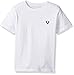 True Religion Boys' Big Fashion Short Sleeve Tee Shirt, Shoe String White, L