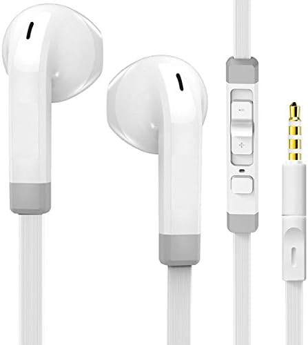Earphones Headphones, ZGEM Stereo Earphones With Mic & Volume Control Earbuds In Ear Earphones Compatible With Samsung Huawei Android Smartphones, Tablets And All 3.5mm Audio Devices