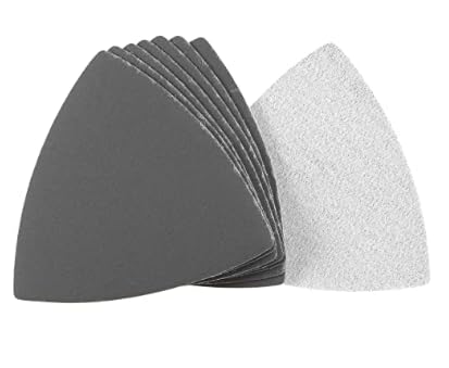 BOXONLY Silicon Carbide Triangular Sandpaper fit 3-1/2" Oscillating Multi-Tool (Dry/Wet) Use 800Grit 8pcs
